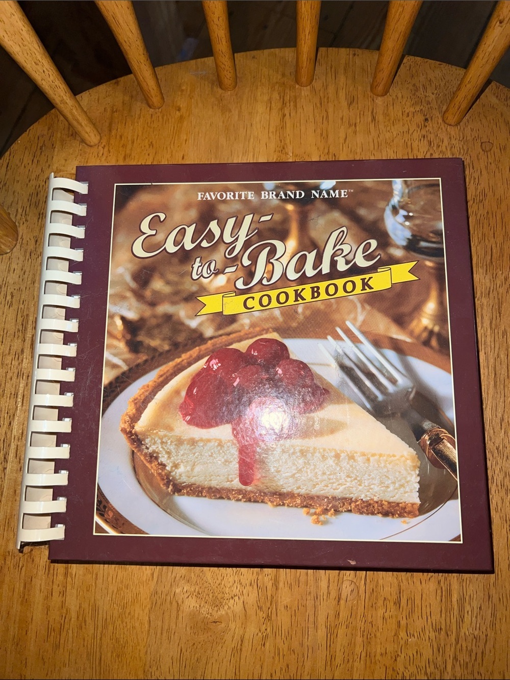 Easy-to-Bake Cookbook - Maroon Cover Favorite Brand Name